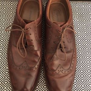 Johnson and Murphy Cap Toe Oxford shoes